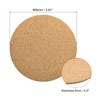QUARKZMAN 90 mm (3.54 inches) round coasters, 5 mm thick,