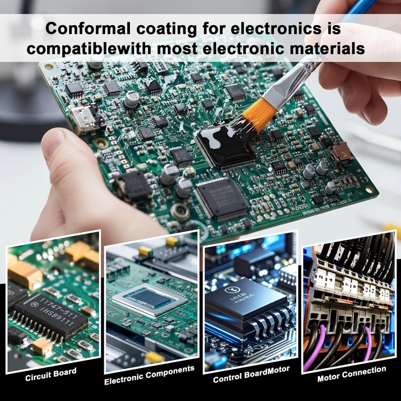 200ml Black Conformal Coating for Electronics, Potting Compound for Circuitry