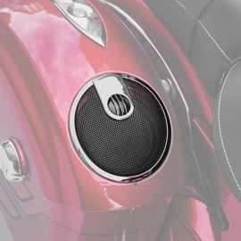 XMT-MOTO Saddlebag Lid Speaker Grill Covers Fit For Indian Roadmaster 15+ Springfield 16+