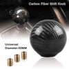 RYANSTAR Carbon Fiber Shift Knob Gear Shifter Knobs with 3
