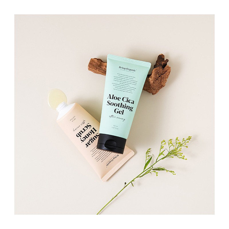 Aloe Cica Soothing Gel After Waxing Care Ingrown Hair Prevention