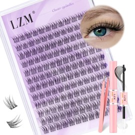 LZM Cluster Lashes Kit Individual Eyelashes - Lash Clusters Individual Lashes (01)
