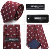 MICHI CORONDON Brand Necktie, Fine Crest Pattern, Crest Pattern, 100%