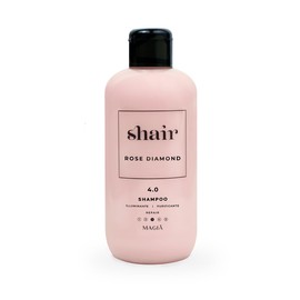 Shair Rose Diamond Shampoo: Wiederherstellung physiologischer pH-Wert, Antioxidans, schützend, reinigend und erfrischend für gestresstes und glanzloses Haar, Refreshing, 250 ml