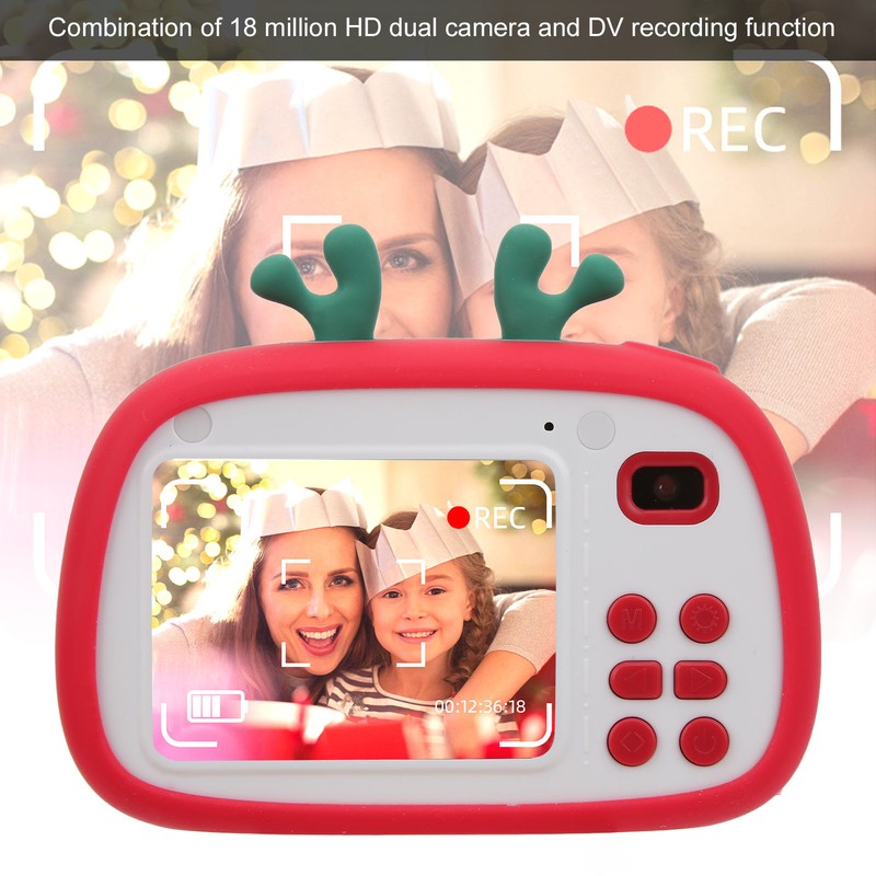 Kid Camera 720p Christmas Style 3 Timing Modes Portable Photography