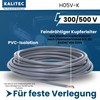 Kalitec 10 Metres H05V-K 1 mm² Grey Wiring Cable I
