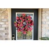 Festive & Fun Bright Cheerful Christmas Deco Mesh Front Door
