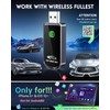 Amzfeel Wireless CarPlay Adapter for Apple iPhone iOS 10+ &