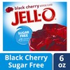 Jell-O Black Cherry Gelatin Mix (0.6 Ounce Box, Pack of