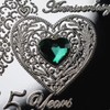The Commemorative Coin Company 55TH Emerald Wedding Anniversary Silver Commemorative