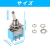 20pcs Mini Toggle Switch 3Pin On/On 6A 125V On/On Miniature