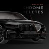 VViViD Black Mirror Chrome Air-Release Adhesive Vinyl Pinstripe Tape Roll