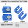 RKK 1-3/8" - 1-3/4" Door Lock Installation Kit Door Hole