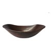 Simply Copper 17" Oval Sleigh Design Copper Vessel Bathroom Sink