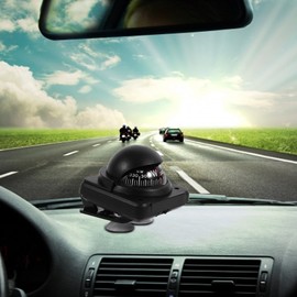 Marine Voyager Compass, Fydun Mini Portable Compass Multi-function Electronic Vehicle Car Sea Marine Boat Ship Compass for Marine Boat Truck Car Outdoor