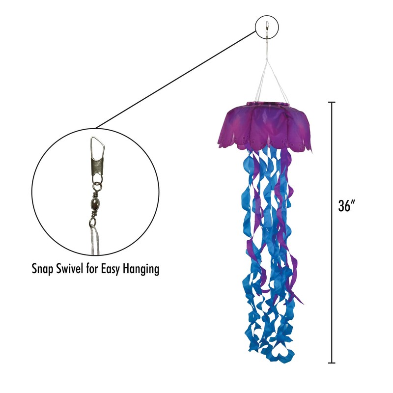 In the Breeze 5170 Jellyfish 36-Inch 3D Windsock-Hanging Decoration