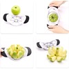 Cortador y descorazonador de manzanas de acero inoxidable, 8 rebanadas