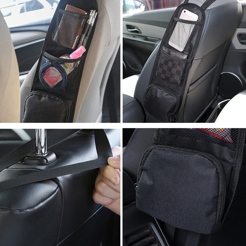 DUGEGAYL Car Storage Bag, 2 Pieces Universal Side Pockets for