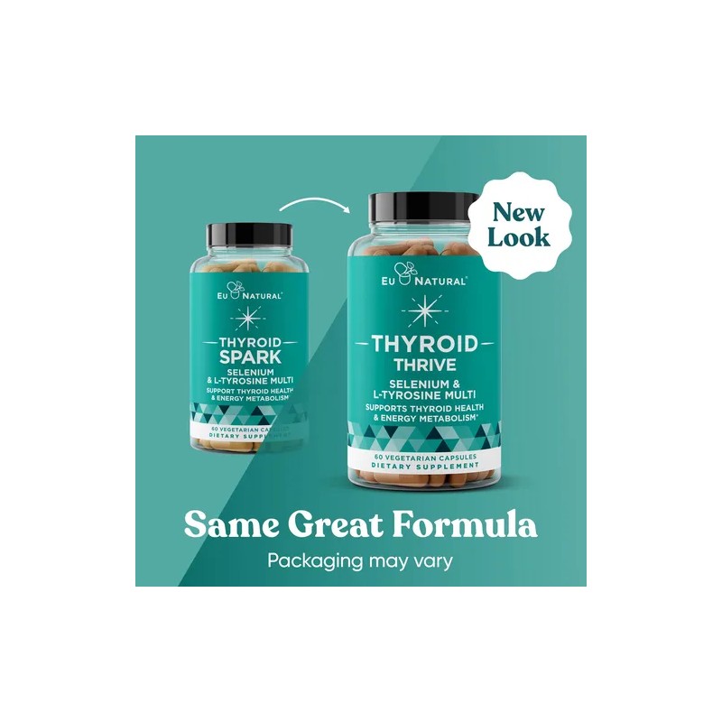 Thrive Energy Support Zinc Selenium Iodine 60 Cápsulas