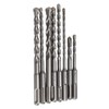 8Pcs Hammer Drill Bit Carbide Tip 2 Flute Drilling Tool