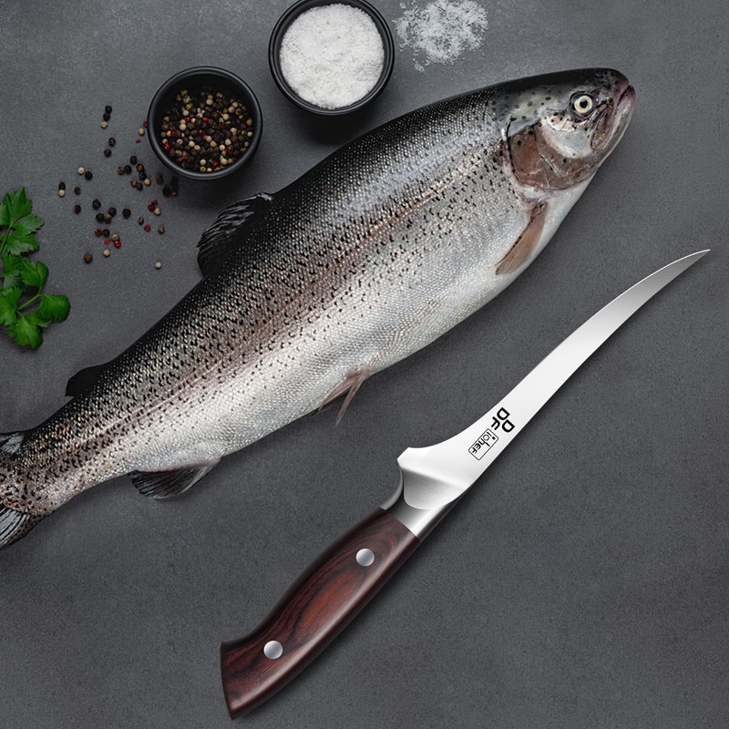 DDF iohEF Fillet Knife 7 Inch Professional Boning Knife High