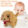 TLYYUKP Electronic Pet, Toy Dog with Walking, Barking, Tail Brush,