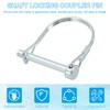 PATIKIL Trailer Coupler Pin 1/4x1-3/4x1.46"(D*L*IW), 4 Pcs Wire Lock Pin