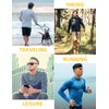 BALEAF Men's Long Sleeve Running Hiking Tops UPF 50+ Quick-Dry