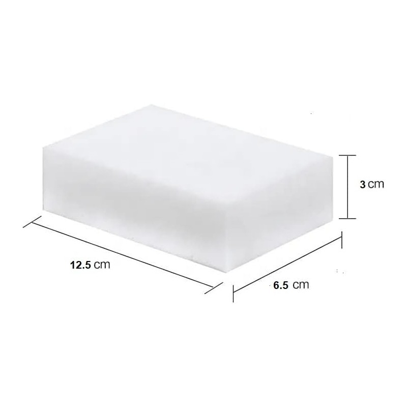 12 Pcs Magic Eraser Sponge for Kitchen Household Cleaning (12.5cm