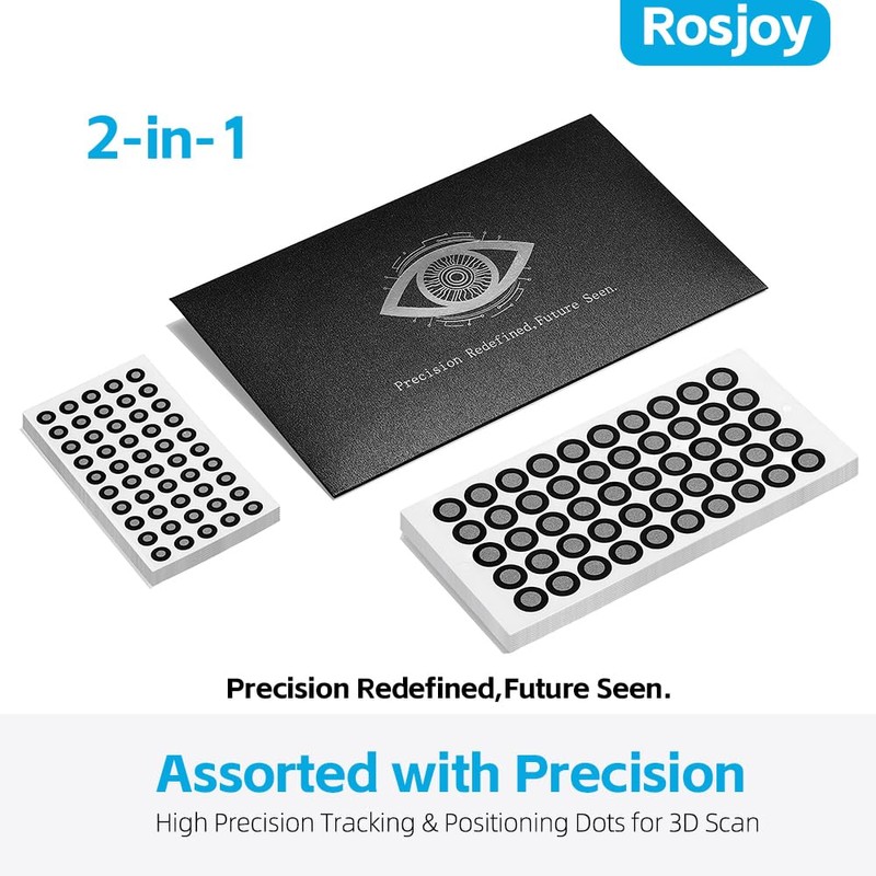 Rosjoy 1400 Dots 6mm & 3mm 3D Scanning Markers for