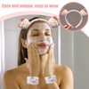 XPEX Stirnband mit Bärenohren, niedliches Party-Haarband für Gesichtsmaske, Spa und