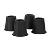 Home-it 5 to 6-inch Super Quality Bed risers, Black Round