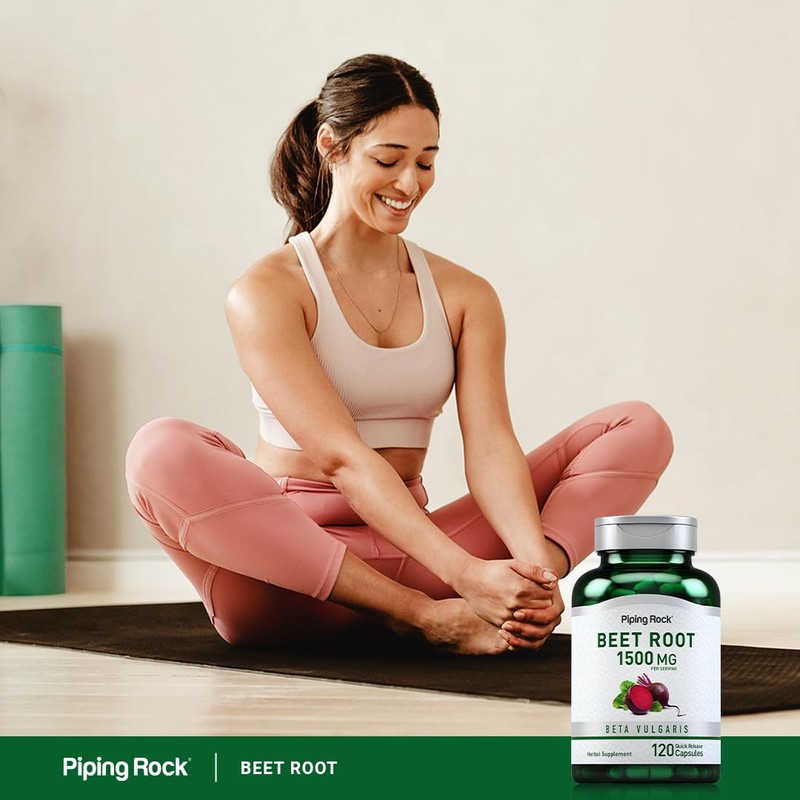 Piping Rock Beet Root Capsules | 1500 mg | 120