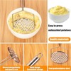 RODISHOMM Pack of 2 Potato Masher Stainless Steel, Robust and