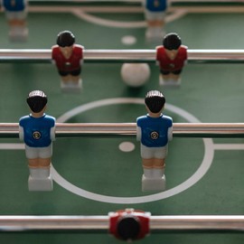 BESTonZON Foosball Pole, 2pcs Table Football Replacement Pole, Metal Operation Pole Bar, Desktop Soccer Rod, Standard Foosball Machine Accessories for Foosball Tables