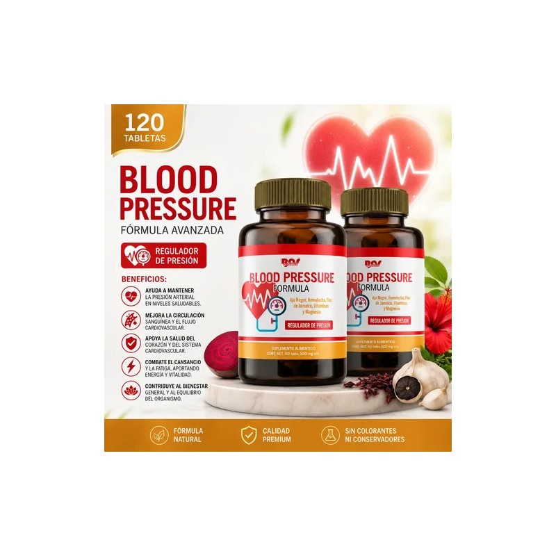 Blood Pressureregulador De Presión 60 Tab