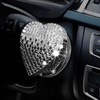 Ongfuwu Bling Car Engine Start Button Cover, Cute Heart Shape