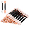 LOPHE Sponge Eyeshadow Brush, 50 Stück Mini Lidschatten Applikator, Lidschatten