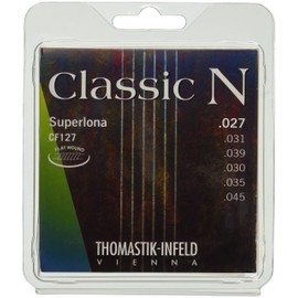 Thomastik Saiten für Klassik-Gitarre Classic N Series Satz Superlona Light CF127 Flatwound