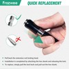 Prozwee 2-Pack 8.6-Inch Quick Release Bit Holder with Free-Spinning Sleeve,1/4"