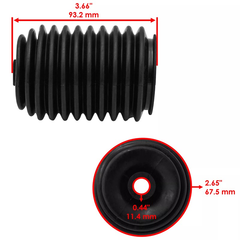 Caltric Rack & Pinion Boot Kit For Polaris Ranger 570