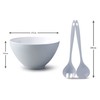 Zeal G217BSET Salad Bowl and Server Set, Duck Egg Blue