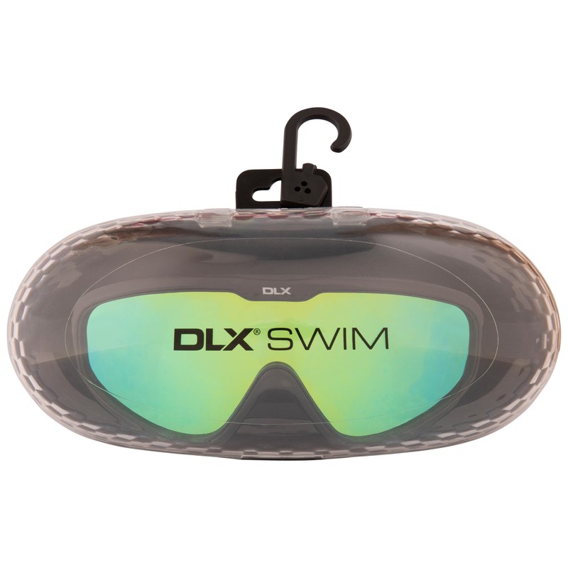 DLX Unisex Mirrored Swimming Goggles Anti Fog Shatter Resistant UV400