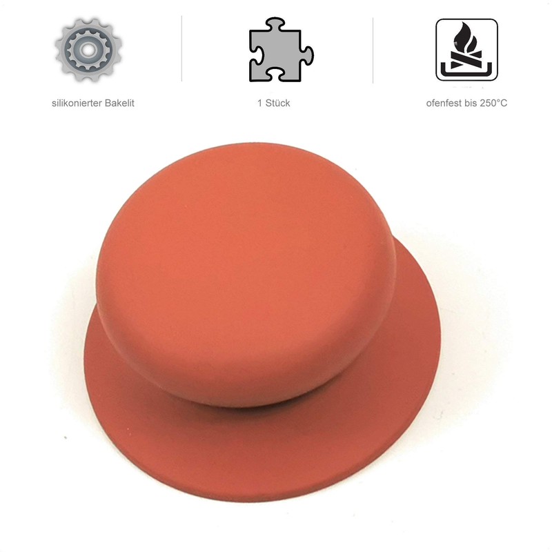 Kerafactum® Lid Knob Handle, Replacement Handle for Pot Lid, Universal