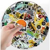 Vehicle Stickers for Laptop (Pack of 50), Gift for Children,