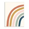 Stupell Industries Half Arch Children's Rainbow Boho Toned Stripes, Design