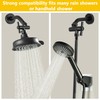 LUOGULIANG All Metal Shower Head Elbow Adapter, Stainless Steel Shower