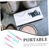 OHPHCALL 1set Portable Eyebrow Tweezers Kit Grip Tweezers for Lash
