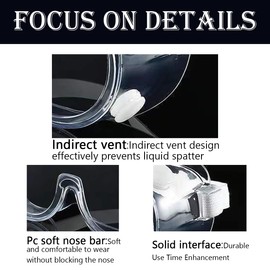 ZBJBinCH Adjustable Eyelash and Eyebrow Protector Shower Goggles Shield, Post-LASIK Eye Shields, Glasses-Friendly Design for Microblading Aftercare, Eyelash Extensions (Clear)