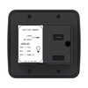Leisure LED Contemporary On-Off Toggle with Large High Side Dimmer
